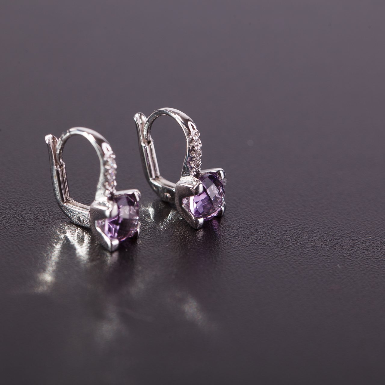 orecchino ametista